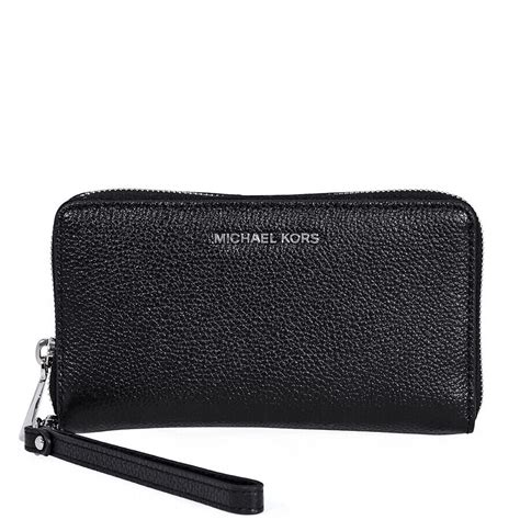 michael kors 32f6sm9e3l|MICHAEL KORS Large Leather Smartphone Wristlet 32F6SM9E3L.